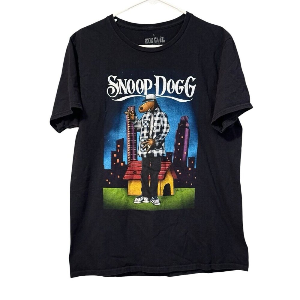 SNOOP DOGG Graphic Tee/T-shirt. Hip Hop/90's Rap, Size Large Grunge Streetwear